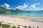 A beautiful beach on the Caribbean island of Saint Kitts.