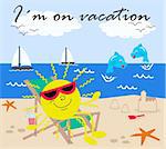 I´m on vacation message