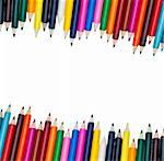 Colored Pencils Creativity and The Arts Background Image.