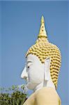 Buddha statue thai temple Chachengsao in Thailand