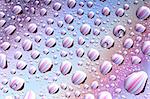 Colorful water drops background