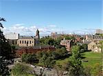 View of the city of Glasgow in Scotland