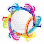 Golf ball as the concept of an international tournament