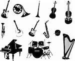 Music instrument vector