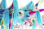 pinatas star shape mexican traditional party colorful celebration