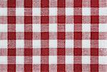 background of red and white check tablecloth fabric