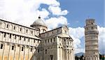 Duomo Cathedral and Leaning tower in Pisa, Tuscany, Italy