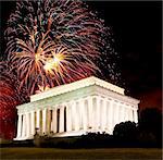 The Lincoln memorial in Washington DC USA