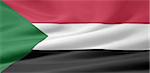 High resolution flag of Sudan