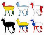 Guanaco flags