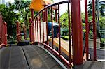 close up of colorful playground and no body in hong kong