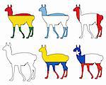 Guanaco flags