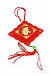 Chinese New Year ornament - Spring  isolated on white background