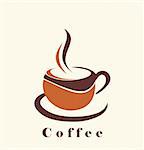 Image of vector illustration of coffee icon