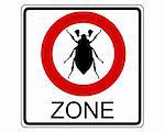 Cockchafer traffic sign