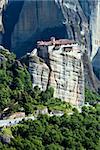 Orthodox Nunnery Roussanou under the rock, Meteora, near Kalampaka, Fessalia, Greece