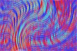 colorful vibrating abstract of  red and blue stripes