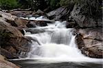 Scenic Waterfalls in Nantahala National Forest, North Carolina