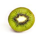 ripe kiwi isolated on a white background