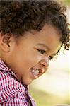 Portrait Of Baby Boy Smiling