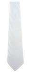 Blank White Tie Isolated on White with a Clipping Path.