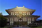 Extérieur de Todaiji, plus grand bâtiment de bois du monde et un patrimoine mondial de l'UNESCO à Nara, au Japon.