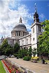 Saint Paul's Cathedral and a park in front of it