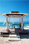 Beach weddings pavilion in Gili islands, Indonesia