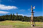 Old Farm Windmill for Pumping Water in Arizona in USA