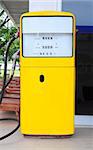 old analog gas pump