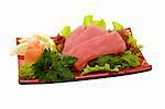 prepared and delicious sushi sashimi