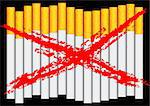 Vector drawing of filter cigarettes