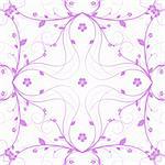 Beautiful background of abstract seamless floral pattern