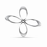 3d floral business icon design