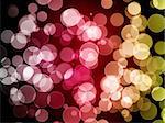 Abstract bokeh background with multi color lights.