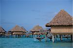 In the lagoon (Matira Beach) of Bora Bora, French Polynesia.