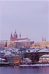 Hradcany in winter, Prague, Czech Republic