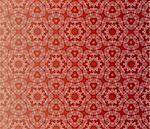 Stylish design with seamless lace on an (editable) red-brown background