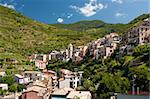 Small Town Manarola in Cinque Terre National Park, Italy