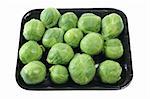 Brussel Sprout on White Background