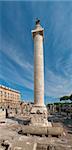 View at the Trajan's column in Rome, Italy