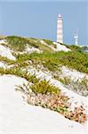 lighthouse on Barra Beach, Beira, Portugal