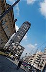 street in center of Belgrade, Serbia, urban view