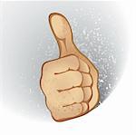 Thumb Up Gesture (Expressing Satisfaction, Approved, Success)