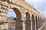 The roman Acueduct is the most emblematic of all the architectural structures in Segovia. Was in all likelihood erected in te 1st century AD with over 20.000 granite blocks held together without any kind of binding agent or mortar.