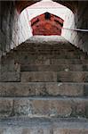 Stairs of Humayun's tomb in Delhi, India as an example of early Mughal architecture