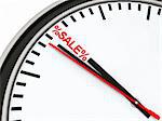 3d time sale clock red percent discount