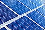 Array of alternative energy photovoltaic solar panels