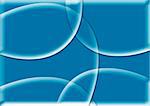 simple abstract background of blue glass ellipse