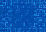 simple abstract background of mosaic blue tiles